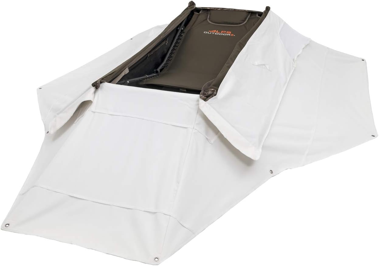 ALPS OutdoorZ Zero-Gravity Blind Snow Cover - UV-Reflective Hunting Blind Cover for Zero Gravity Layout Blind, with Stubble Straps for Concealment and Flag Door Ports