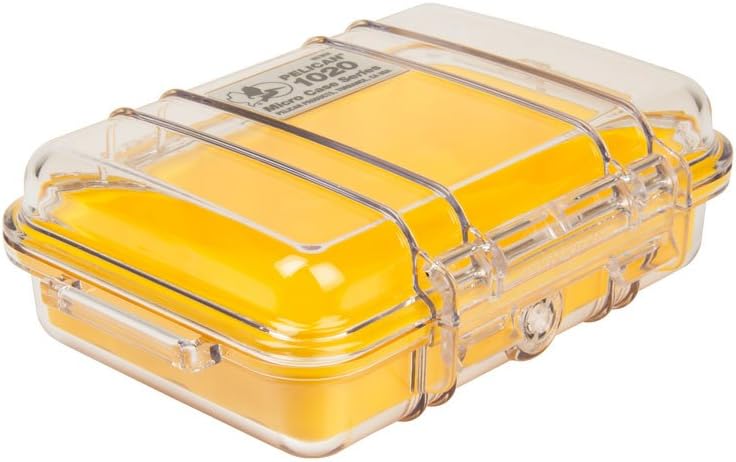 Pelican 1020 Micro Case (Black/Clear)