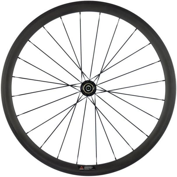 SunRise Bike 1 Pair of Road Bike Carbon 700C Clincher Wheelset Super Light Bicycle Wheels 38mm Depth (fit for Shiman0 Cassette)
