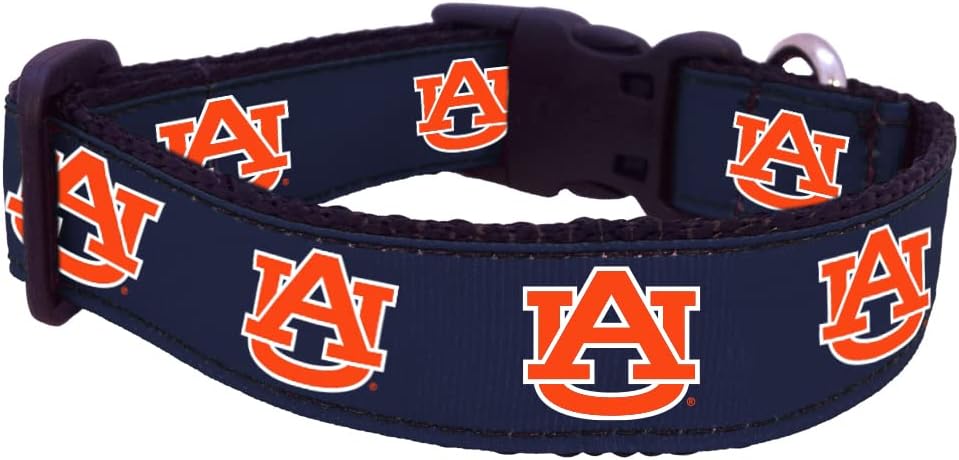 NCAA Auburn Tigers Dog Collar (Team Color, Medium)