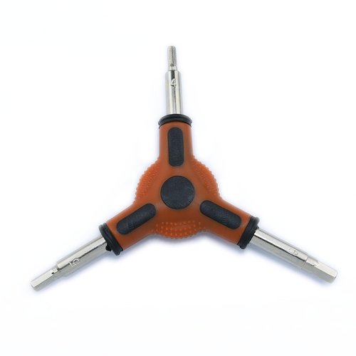 Dookoe Y Shape Bike Hex Wrench 3-Way Bike Hex Wrench 4/5/6mm Mountain Bike Torque Spanner-1PCS
