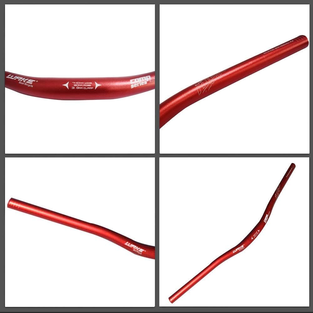 Wake Bicycle Handlebars 31.8 mm Mountain Bike Handlebar 720mm/780mm Aluminium Alloy MTB Handlebar Bicycle Riser Bars Extra Long Bicycle Handlebars for Downhill Cycling Racing