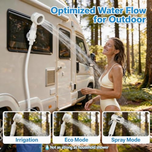 Rechargeable Portable Camping Shower Pump - Outdoor Handheld Water Sprayer