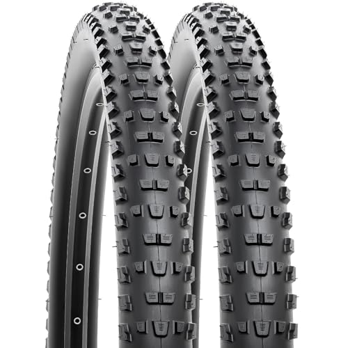 Mountain Bike Tires 26x2.25 Folding 2-Pack Black - Off-Road MTB Replacement Tyres