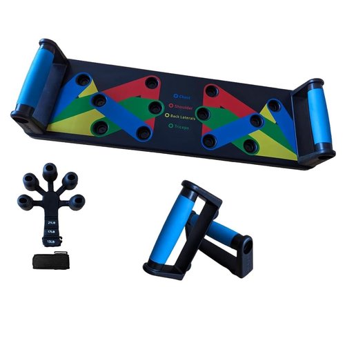 GOODSAHEAD Fitness Push Up Board - Multifunctional Home Workout Push Up Bar, Portable Pushup Board with Non-Slip Handles for Floor | Strength Training Gym Equipment for Men & Women
