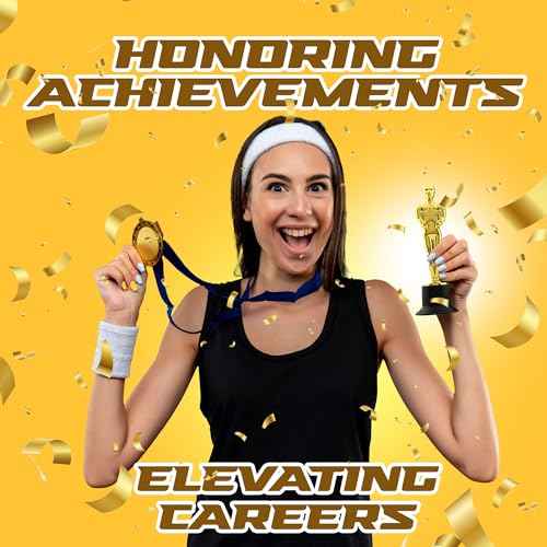 Bedwina Gold Trophy Award Mini Trophies Bulk - (Pack of 12) 6 Inch Tall Plastic Golden Statue Award, Party Themed Decorations, Winners or Appreciation Gifts Game Prizes for Adults & Kids