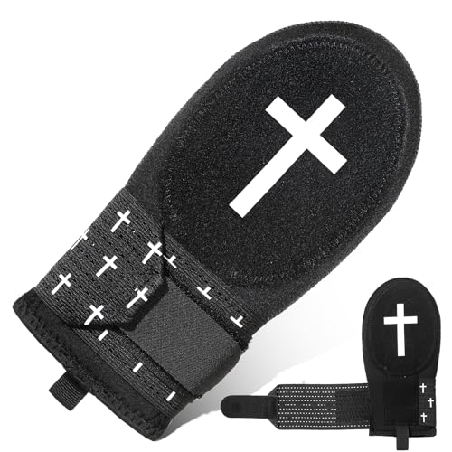 Geyoga Cross Baseball Sliding Mitt - Black, 10 x 4.9 Inches, for Hand Protection