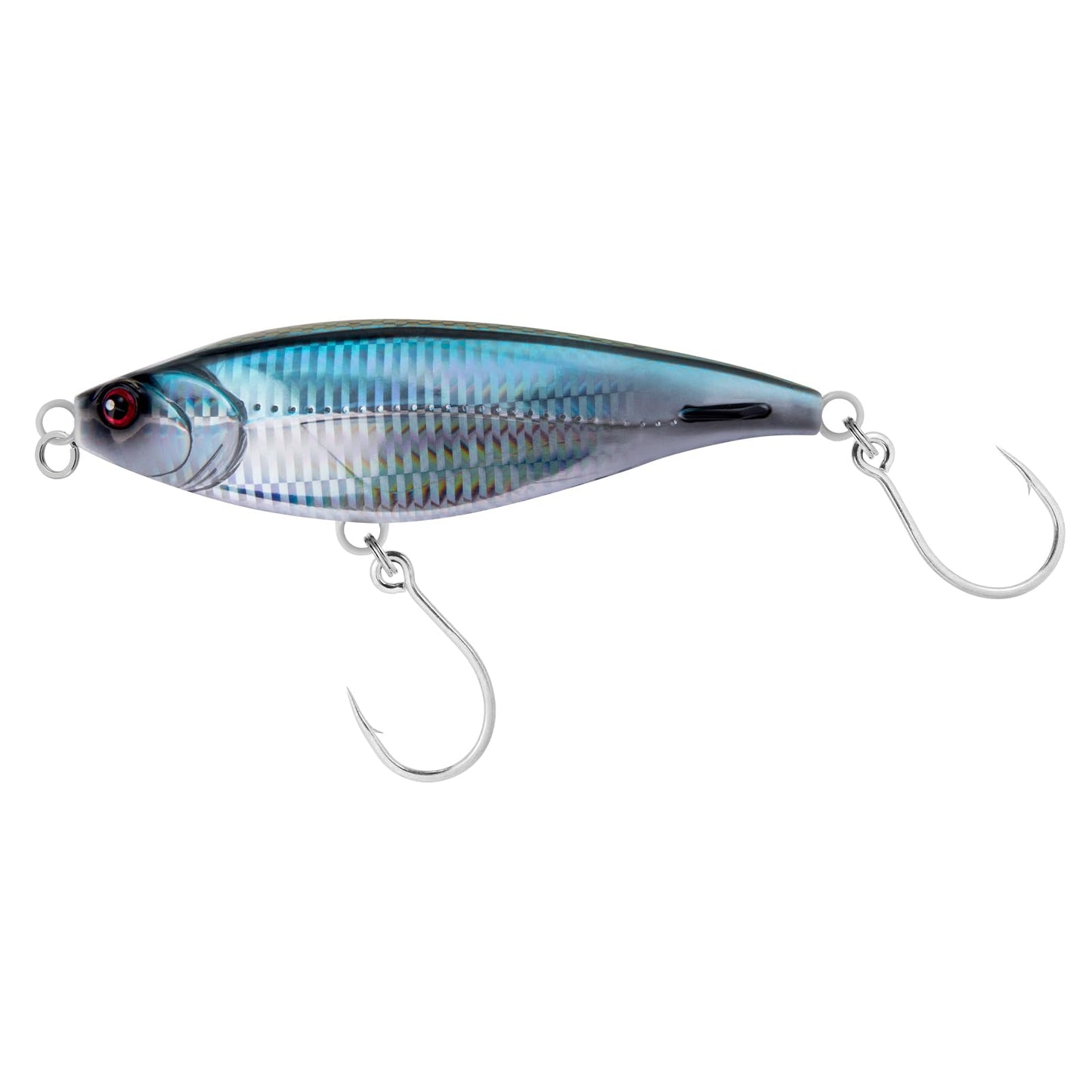 Alwonder High Speed Trolling Lures Saltwater Fishing Lures 6"/3oz Sinking Twitch Bait 7/0 Hook Deep Diving Jerkbait Fishing Plug Offshore Lure for Tuna Striper Mackerel Chrome Blue