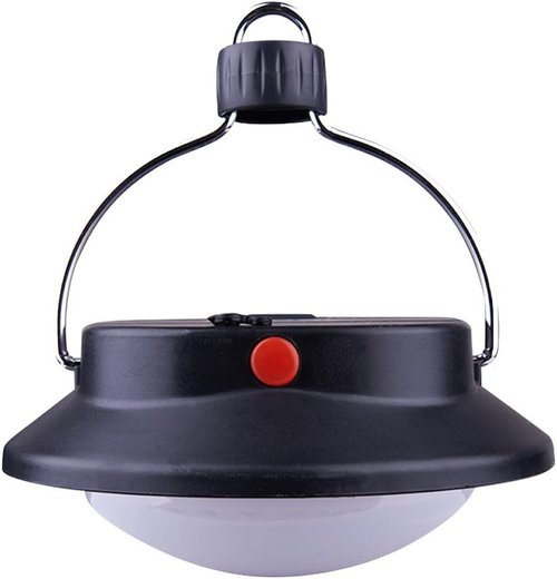 LED Camping Tent Light - Battery Powered, 3 Brightness Levels, Foldable Hook & Carabiner
