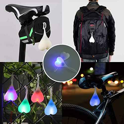 Bike Reflectors LED Bicycle Rear Lights Night Essential Cycling Balls Tail Light Seat Back Egg Lamp Waterproof Silicone Warning Light for Truck