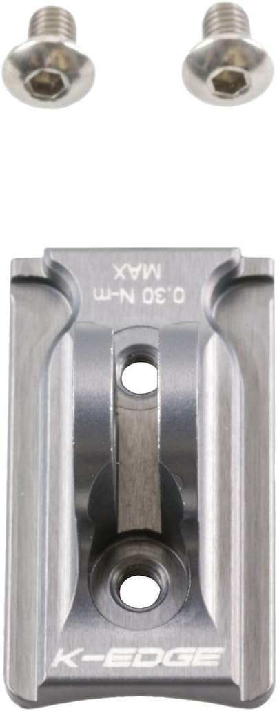 K-Edge Niterider Light Adapter Gunmetal, One Size