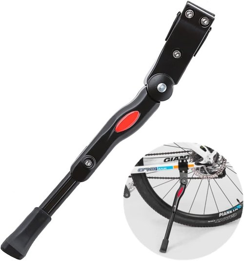 BlueSunshine Bicycle Adjustable Alloy Road Mountain Bike Bicycle Kickstand Side Kickstand Fit for 22" 24" 26"
