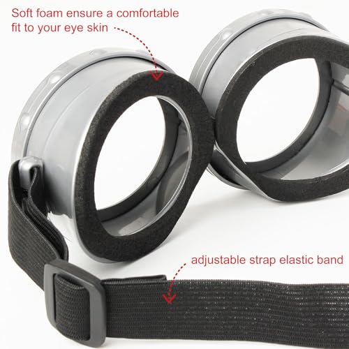 3 Pcs Halloween Costume Accessories Adult,Purple Beanie/Goggles Glasses/Gloves for Women Men Cosplay Party Set