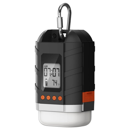 LOBKIN Camping Rechargeable Lantern, Multifunctional Camping Light 5 Modes, Portable Tent Lamp USB 15600 mAh for Camping, Hiking, Fishing