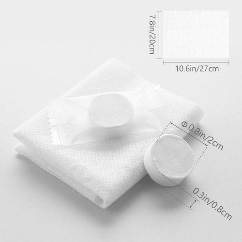 Collection Mini Magic Disposable Face Compressed Towel Portable Hand Wipe for Outdoor Camping Travel (200pcs)
