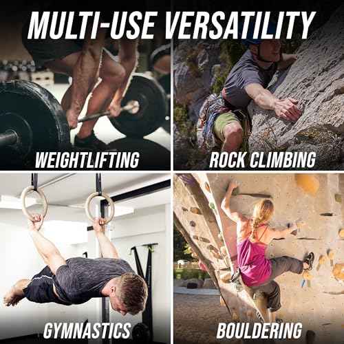 Chalk Bag for Rock Climbing ? Rip-Stop Water-Resistant Nylon, Stiffened Rim Secure Drawstring Climbing Chalk Bag With 2 Zipper Pockets, 2 Brush Holders, Towel Loop & Bonus Carabiner - Bouldering & Gym