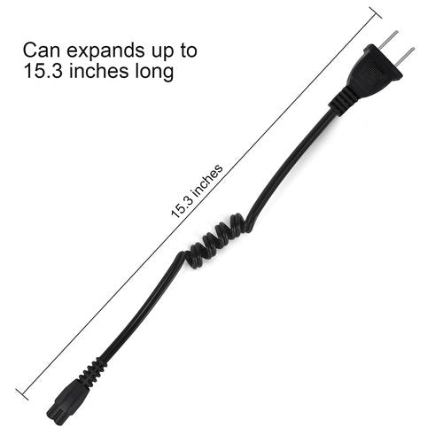 Zebrabox Stun Gun Charger Cord Compatible with Police 305, Police 928-58, VTS-T03, VTS-195; Jolt, Avenger, Guard Dog Security, Stun Master and Most Other (1)