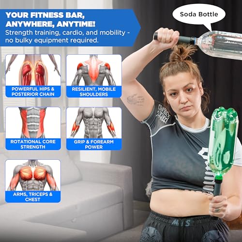 Modular 6-in-1 Portable Home Gym System for Strength & Full Body Workout