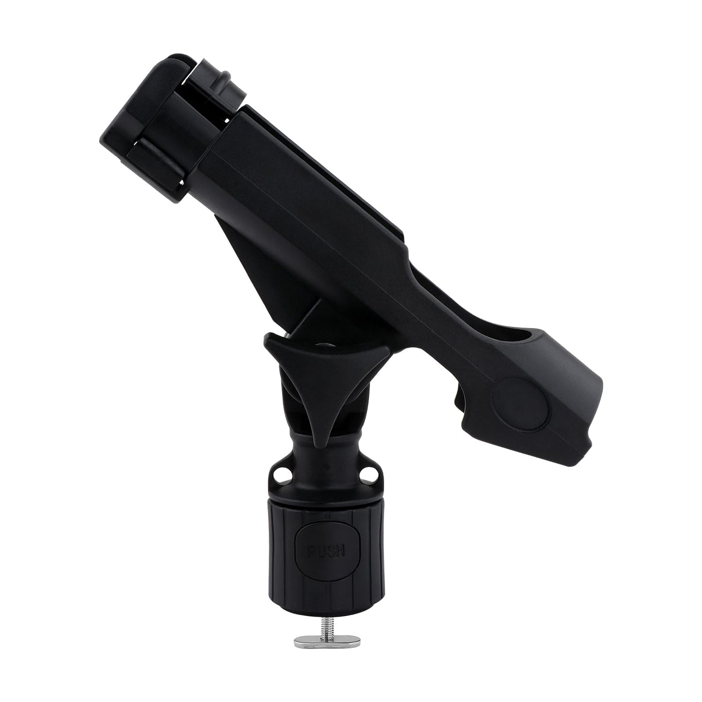 Generic Kayak Fishing Rod Holder, Fishing Boat Rods Holder with T-Shaped Screw, 360° Adjustable Kayak Fishing Pole Holder Mounted Track or Kayak, Canoe, Black