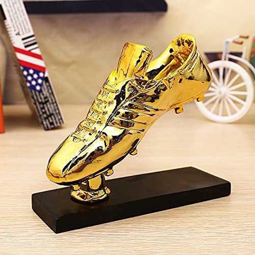 Golden Boot Soccer Trophy Award Replica - Fans Souvenir Collectible
