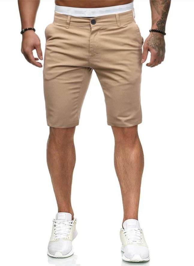 Men's Lightweight Golf Shorts with 4 Pockets Quick Dry Comfortable Casual Wear