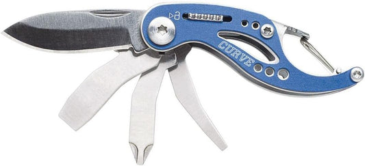 Gerber Gear Curve Multi-Tool - 6-in-1 Screwdriver and Pocket Knife Set - EDC Gear Multi-Tool Keychain