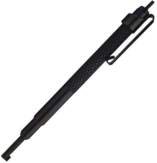 Zak Tool ZT14-XL Aluminum Extra Long 5" Handcuff Standard Cuff Key, Black