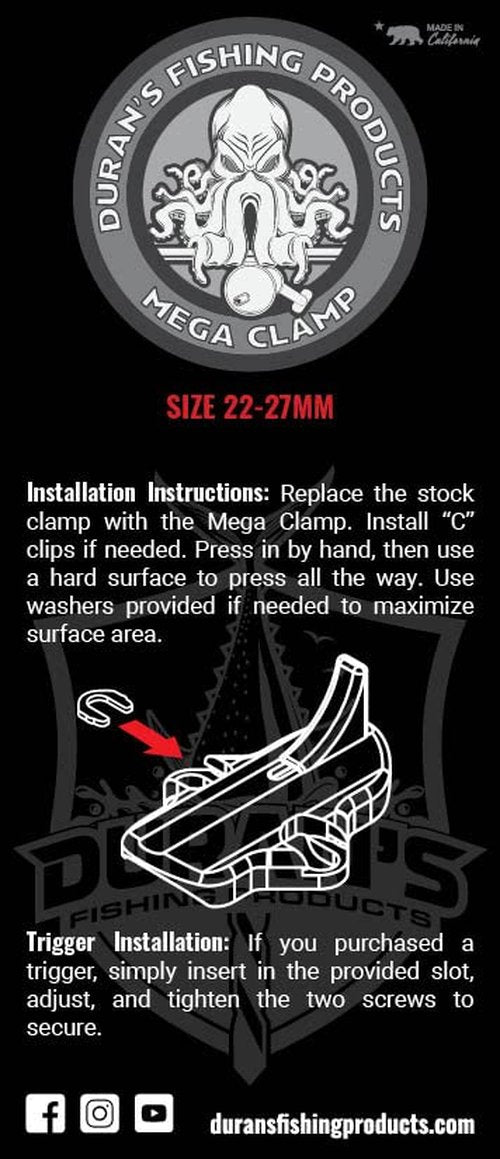 DFP Mega Clamp (Black, 22-27MM)