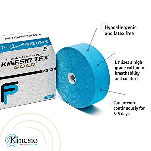 Kinesio Taping - Elastic Therapeutic Athletic Tape Tex Gold FP - Bulk Roll - Red ? 2 in. x 103 ft