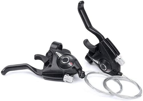 V-Brake ST-EF51 Set 3x7 Speed Shifter Brake Lever Combo MTB Bicycle Bike 21 Speed Brake/Shift Lever W/Brake Cable