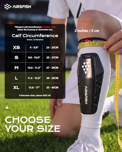 Kids Soccer Shin Guards for Youth - White Small Impact Protection