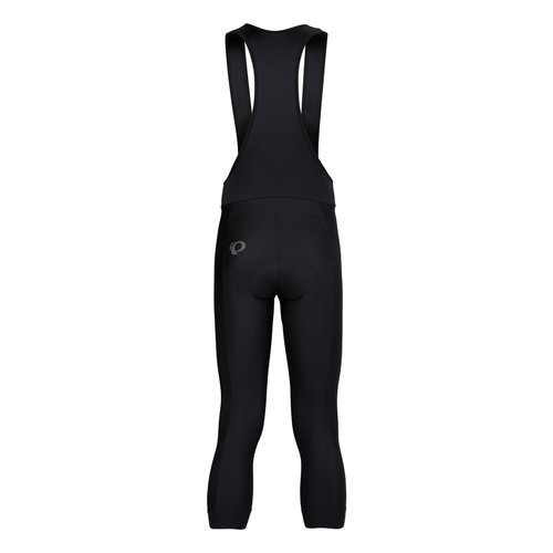 PEARL IZUMI Men's 18.75" Attack 3/4 Bib Tights, Reflective Elements with Elite Levitate Chamois & Premium Fabric, Black, Small