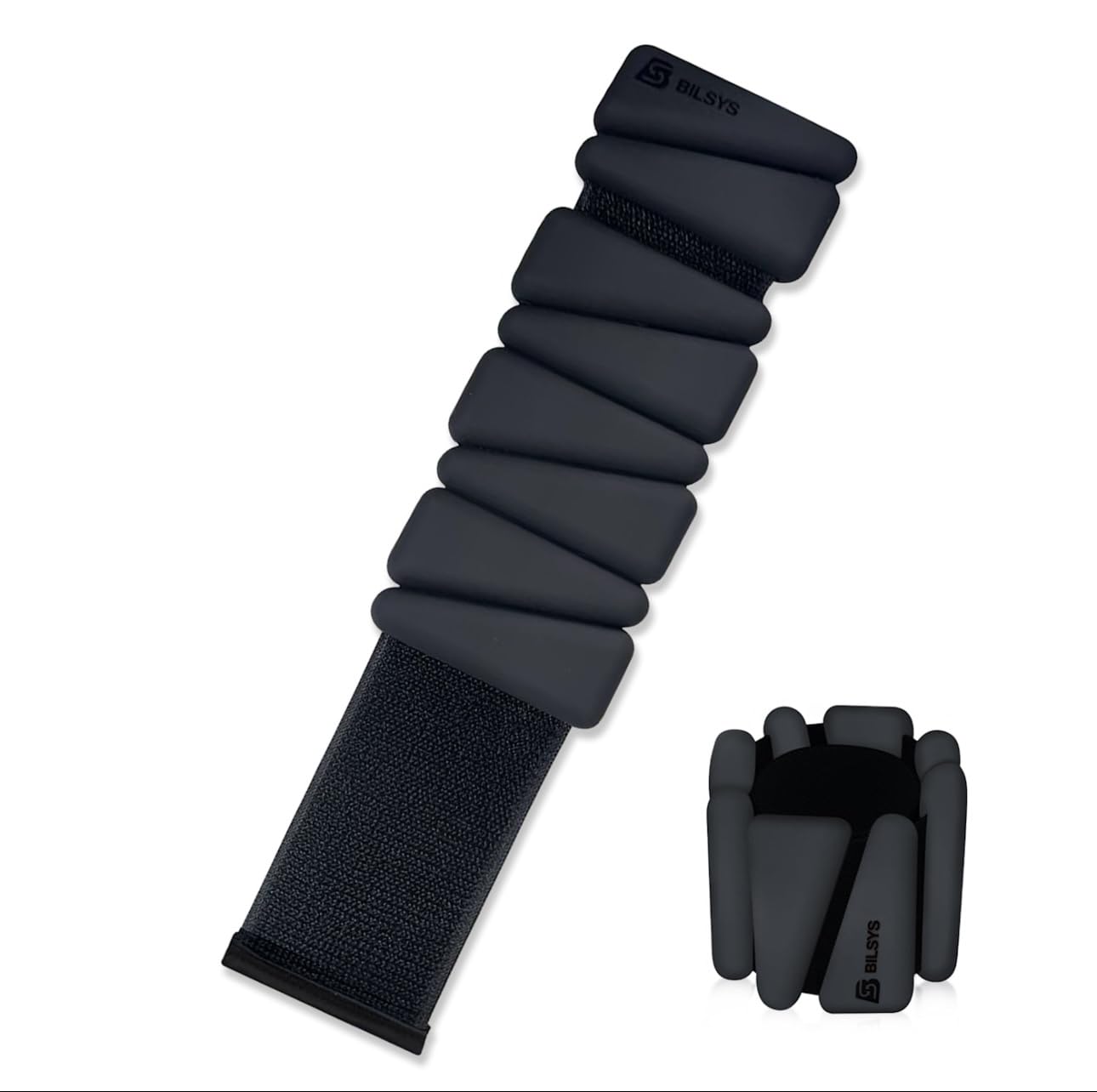 Adjustable Silicone Wrist & Ankle Weights-Set of 2(1 lb Each)-Comfortable & Stylish Arm Or Leg Weights For Women And Men-Ideal For Running, Walking, Yoga, Pilates, Barre, Home Workouts