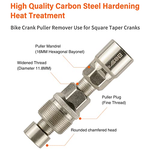 Bike Crank Arm Puller and Bottom Bracket Removal Tool Set - Crank Puller Tool