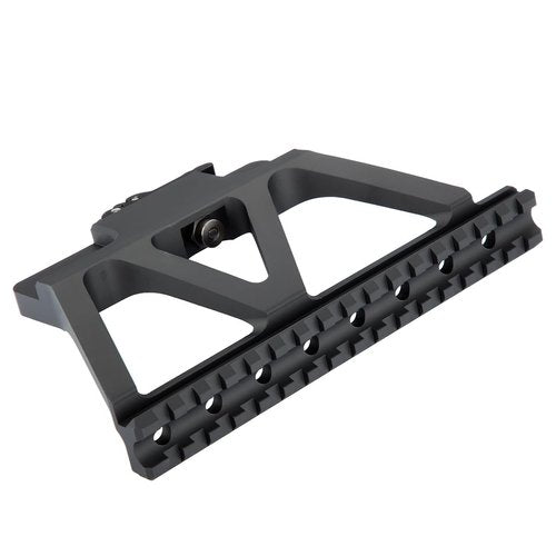 Quick Detachable Side Scope Rail Mount Scope Mount Picatinny Black for Red Dot Sight, Optics and Accessories, Full Size Rail Riser Mounts for Scopes
