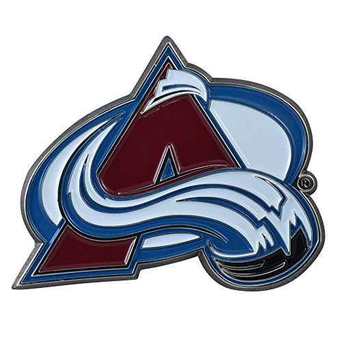 NHL Colorado Avalanche 3D Metal Car Emblem - Heavy Duty Chrome Team Logo Sticker