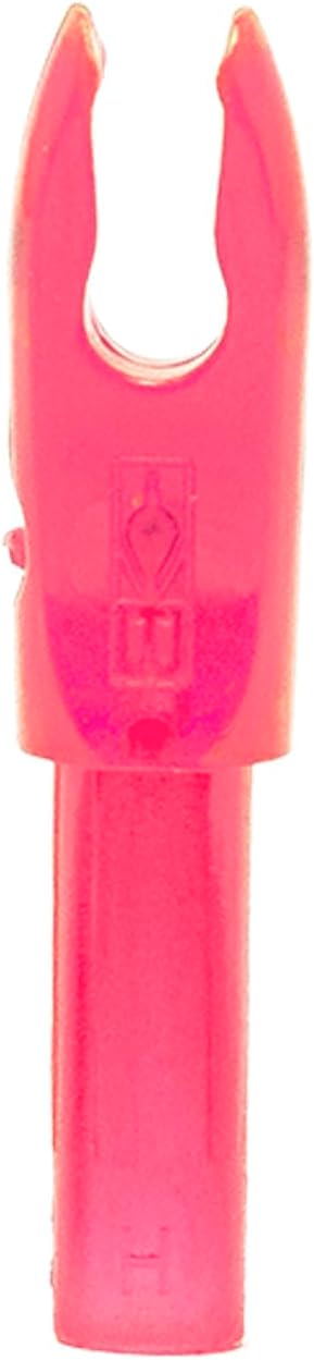 Bohning F Nock - .166 Shafts (4mm, VAP, Nano, Micro), 12 Pack, Rose Pink