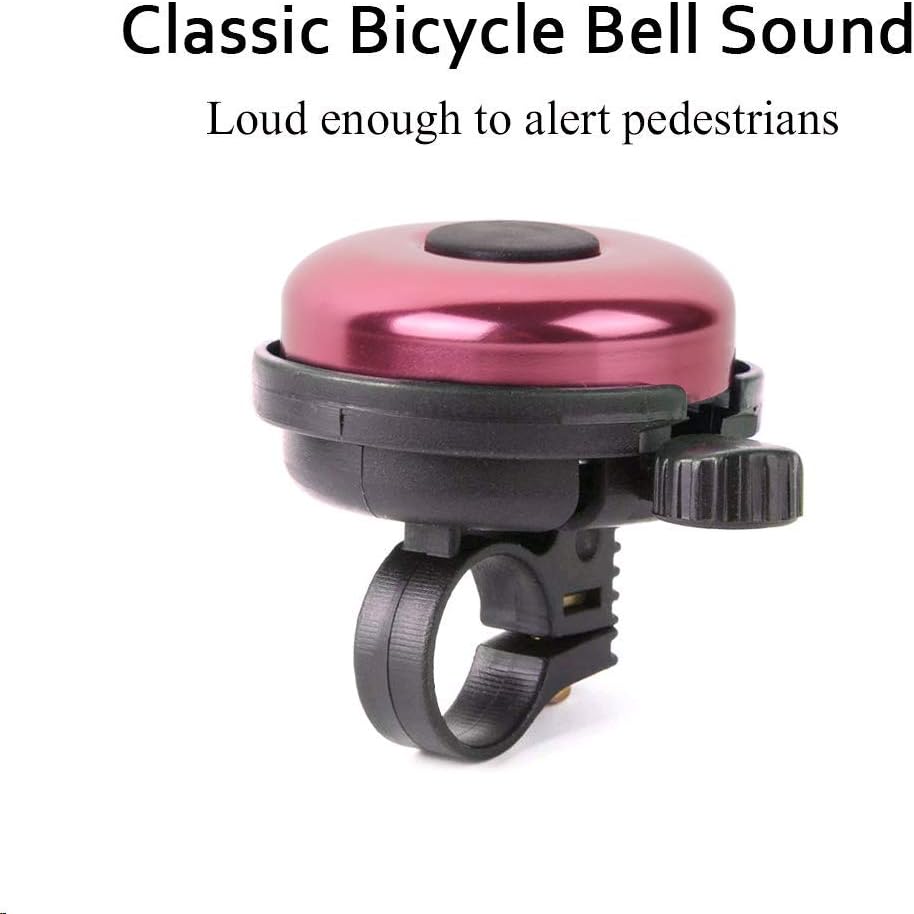 Aluminum Bike Bell, Loud Sound Bicycle Bell for Adults Kids Girls Boys