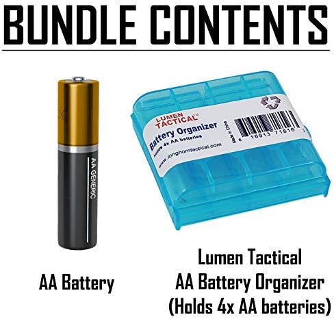 Nitecore LA10 135 Lumen Mini LED Camping Lantern - Compact Lightweight Including AA Battery and LumenTac Battery Organizer