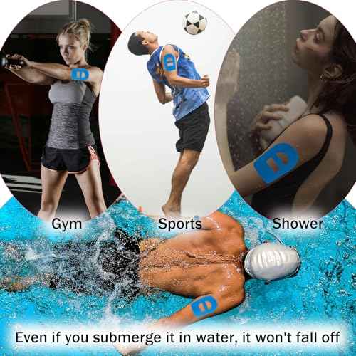 30pcs Adhesive Patches for Omnipod 5, 10 Colors Waterproof Sweatproof Breathable Overpatches Ultra-Slim Sensor Covers Stickers with Strap CGM Tape for Omnipod 5 Users