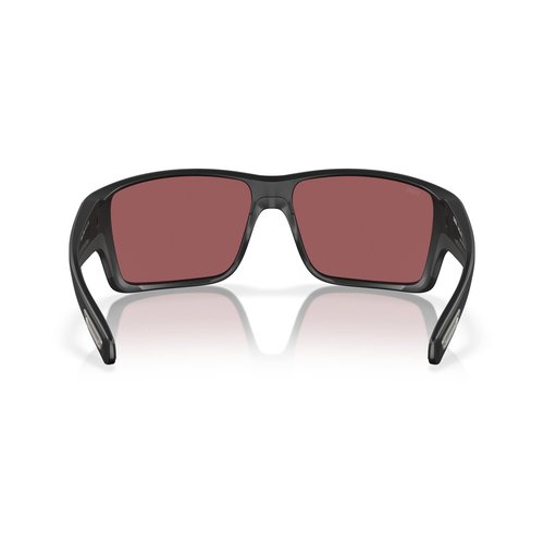 Costa Del Mar Sunglasses for Men - Reefton PRO Mens Polarized Sunglasses - Fishing, Boating & Beach UV Protection - Size 63 - Matte Black/Gold Mirror 580G