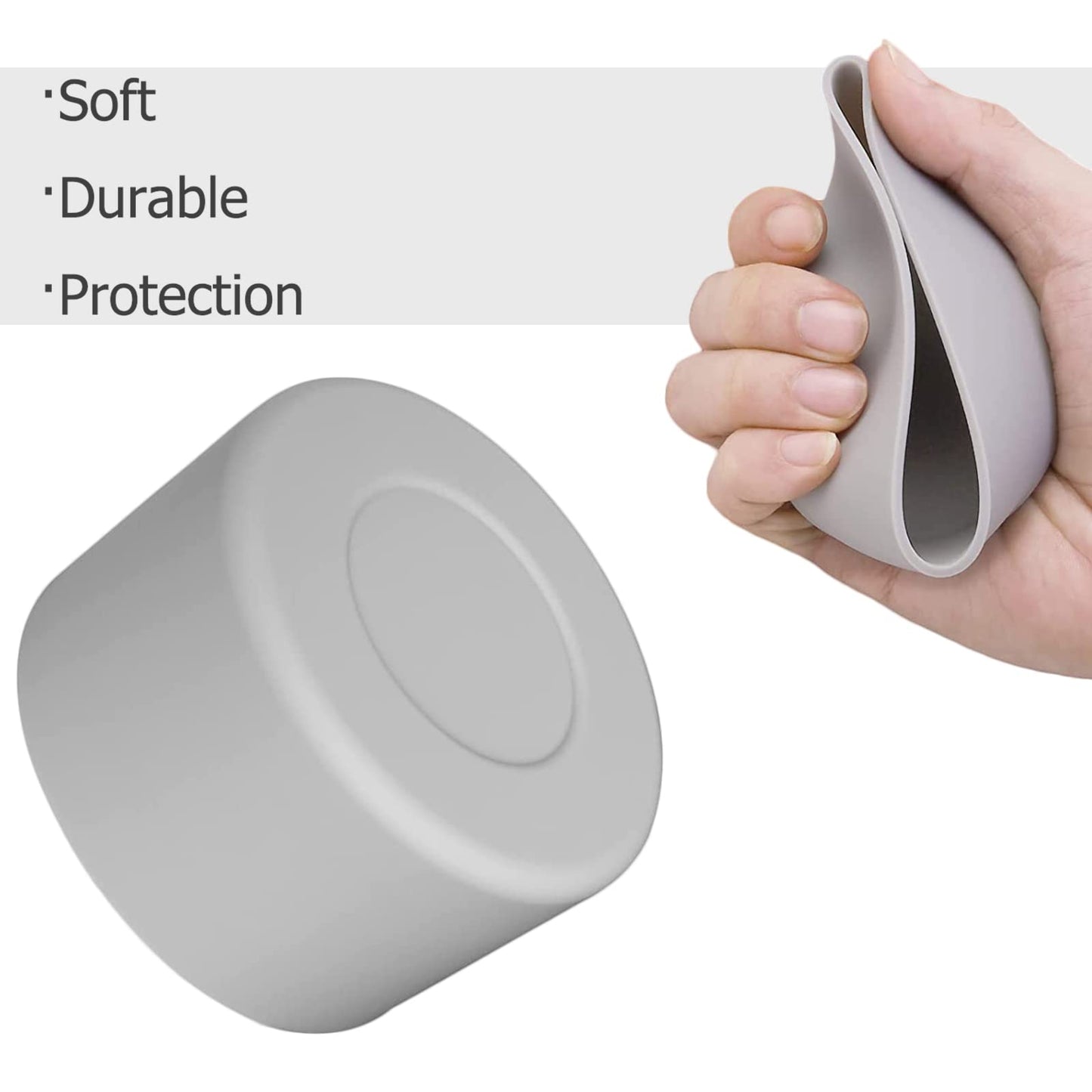 JERYMUND 2Pcs Silicone Boot for Stanley Cup Accessories, Protective Water Bottle Bottom Cover for Stanley Tumbler 40 30 20 oz & Hydro Flask 12-24oz & Select Yeti