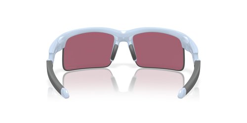 Oakley Kids' OJ9013 Capacitor Rectangular Sunglasses, Polished Stonewash/Prizm Road, 63 mm