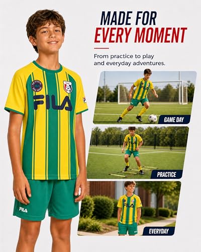 Kids Soccer Jersey Shirt Short Sleeve Mesh Performance Sports Tee