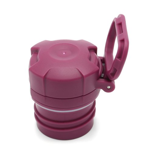Standard-Mouth Replacement Flip Lid for Hydro Flask, Simple Modern Ascent, Classic Klean Kanteen. (Dark Magenta)
