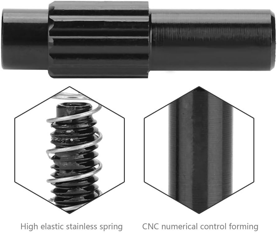 Adjuster Bolt 1 Pair Brake Cable Gear Shifting Connector for Mountain Road (Black)