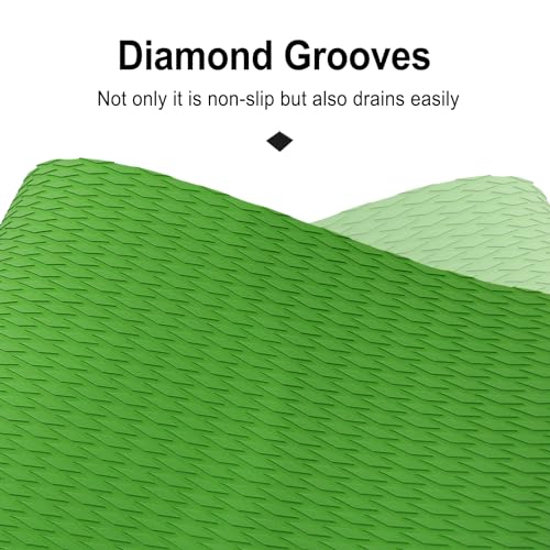 DIY EVA Foam Boat Decking Sheet with Traction Pad - Green / 94.5" x 21.6"