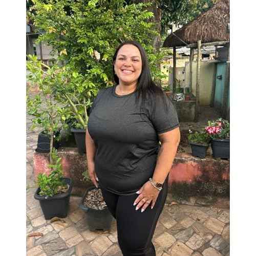 COOTRY Women's Plus Size Workout Tops Loose Fit Short Sleeve Athetic Running Yoga Shirts
