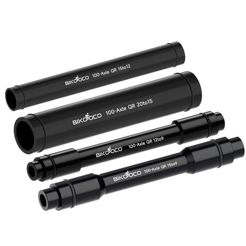 Bike Wheel Fork Axle - 12mm Front Thru Axle to 9mm Thru Axle Quick Release Hub Skewer Adapter Conversion, Bicycle Front Wheel Hub Adapter, Aluminium Alloy Front Wheel Hub Adapter Tool