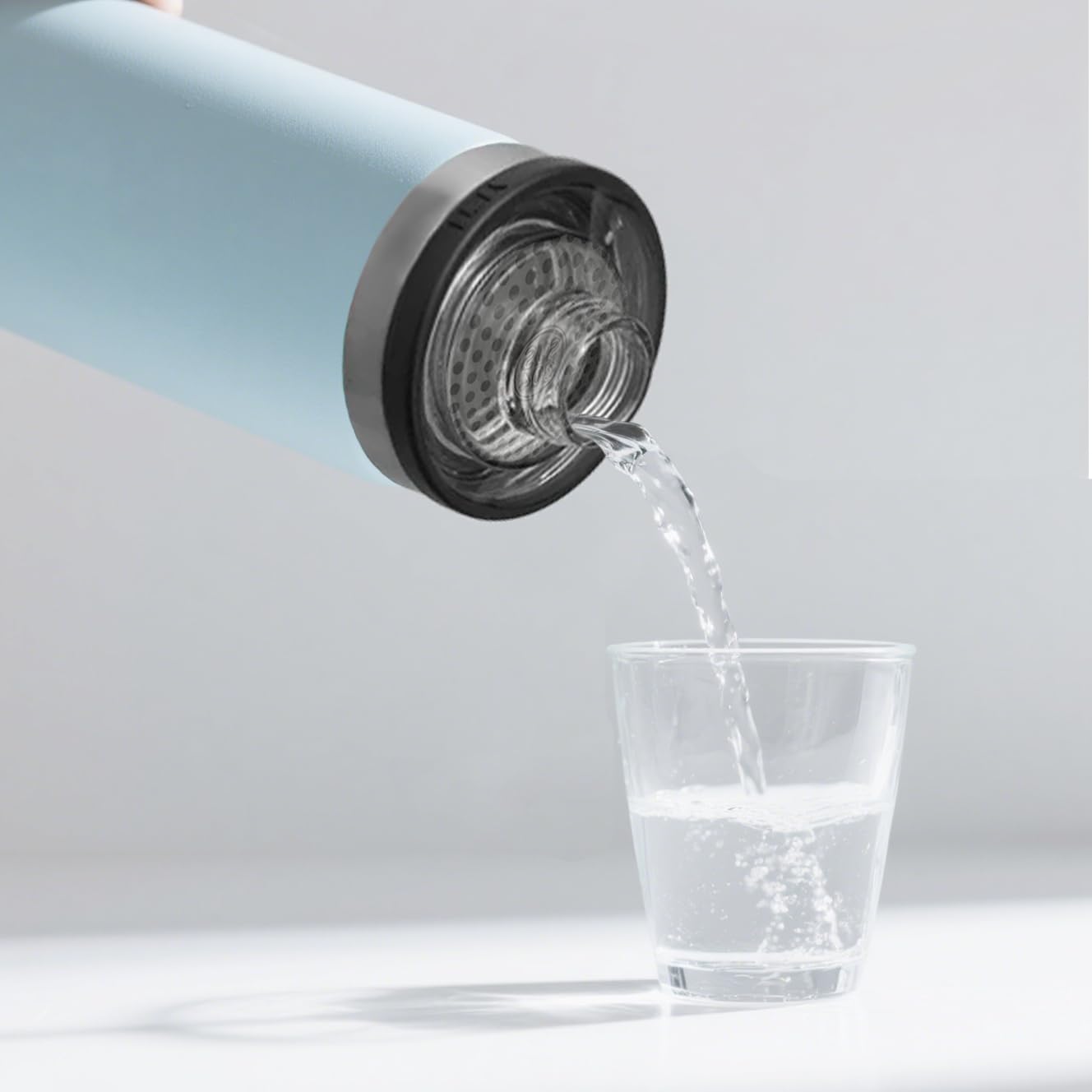 FANRTE Fruit and Ice Gate without choking for YETI Bottle Rambler Chug Cap filter 18,26,36,46,64OZ Bottles,Stainless steel ice strainer stopper for Yeti MagDock Caps